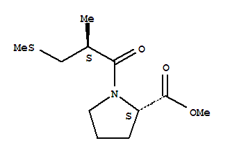 Methyl 1-[2-methyl-3-(methylsulfanyl)propanoyl]-2-pyrrolidinecarboxyla te