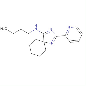 1,3-Diazaspiro[4.5]deca-1,3-dien-4-amine, N-butyl-2-(2-pyridinyl)-