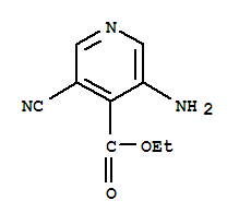 4-Pyridinecarboxylicacid, 3-amino-5-cyano-, ethyl ester