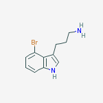 3-(4-bromo-1h-indol-3-yl)propan-1-amine molecular structure