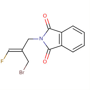 1H-Isoindole-1,3(2H)-dione, 2-[2-(bromomethyl)-3-fluoro-2-propenyl]-,(Z)- molecular structure