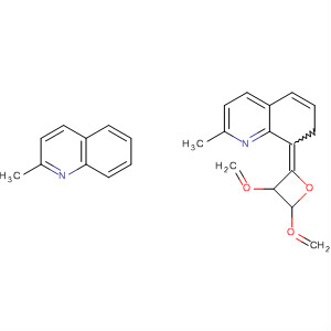 Quinoline, 8,8'-[3-oxetanylidenebis(methyleneoxy)]bis[2-methyl- molecular structure