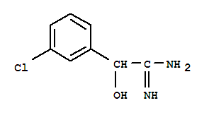 Benzeneethanimidamide,3-chloro-a-hydroxy- molecular structure