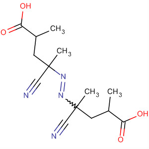 Pentanoic acid, 4,4'-azobis[4-cyano-2-methyl- molecular structure