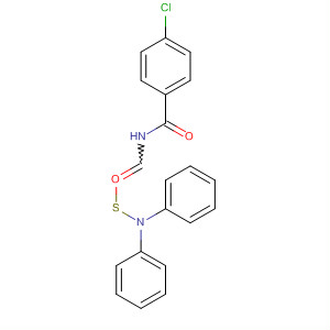 Benzamide, 4-chloro-N-[(1,1-diphenylamino)thioxomethyl]- molecular structure
