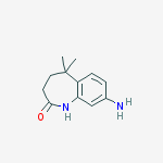 8-amino-5,5-dimethyl-3,4-dihydro-1h-1-benzazepin-2-one molecular structure