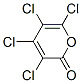 3,4,5,6-tetrachloropyran-2-one molecular structure
