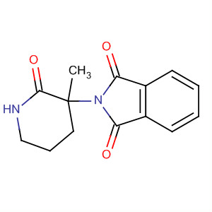 1H-Isoindole-1,3(2H)-dione, 2-(3-methyl-2-oxo-3-piperidinyl)- molecular structure