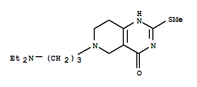 6-[3-(diethylamino)propyl]-2-(methylsulfanyl)-5,6,7,8-tetrahydropyrido[4,3-d]pyrimidin-4(1H)-one