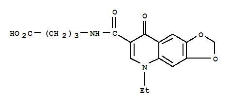 1,3-Dioxolo[4,5-g]quinoline,butanoic acid deriv. molecular structure