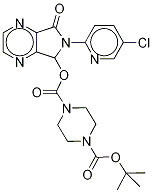 N-Boc-N-desmethyl Zopiclone molecular structure