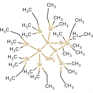 Cyclotetrasilane, octakis(ethyldimethylsilyl)- molecular structure