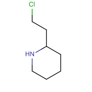 Piperidine, 2-(2-chloroethyl)- molecular structure