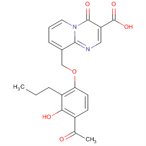 4H-Pyrido[1,2-a]pyrimidine-3-carboxylic acid,9-[(4-acetyl-3-hydroxy-2-propylphenoxy)methyl]-4-oxo-