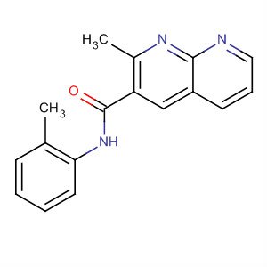 1,8-Naphthyridine-3-carboxamide, 2-methyl-N-(2-methylphenyl)-