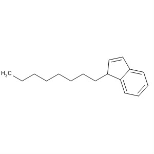 1H-Indene, 1-octyl- molecular structure
