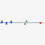 N-(2-aminoethyl)-N'-[(9E)-18-ethoxyoctadec-9-en-1-yl]ethane-1,2-diamine molecular structure