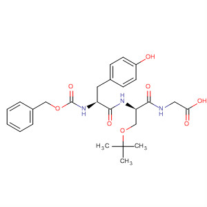 Glycine,N-[O-(1,1-dimethylethyl)-N-[N-[(phenylmethoxy)carbonyl]-L-tyrosyl]-D-seryl]- molecular structure