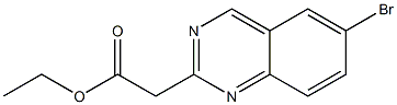Ethyl 2-(6-broMoquinazolin-2-yl)acetate molecular structure