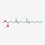 4,8-Tetradecadiene, 1,1-dimethoxy-4,8-dimethyl-, (Z,Z)- molecular structure