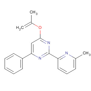 Pyrimidine, 2-(6-methyl-2-pyridinyl)-4-phenyl-6-(2-propenyloxy)- molecular structure