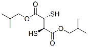 bis(2-methylpropyl) (2S,3R)-2,3-bis-sulfanylbutanedioate molecular structure