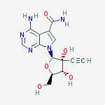 4-amino-7-[(2r,3r,4r,5r)-3-ethynyl-3,4-dihydroxy-5-(hydroxymethyl)oxolan-2-yl]pyrrolo[2,3-d]pyrimidine-5-carboxamide