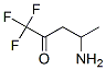 2-Pentanone,  4-amino-1,1,1-trifluoro- molecular structure