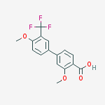 2-methoxy-4-[4-methoxy-3-(trifluoromethyl)phenyl]benzoic Acid