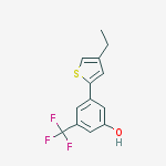 3-(4-ethylthiophen-2-yl)-5-(trifluoromethyl)phenol
