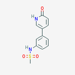 2-HYDROXY-5-(3-METHYLSULFONYLAMINOPHENYL)PYRIDINE molecular structure