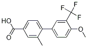 4'-Methoxy-2-Methyl-3'-(trifluoroMethyl)-[1,1'-biphenyl]-4-carboxylic acid molecular structure