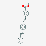 Benzoic acid, 4-[2-[4-(2-phenylethenyl)phenyl]ethenyl]-, methyl ester molecular structure