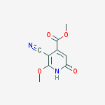 Methyl 3-cyano-2-methoxy-6-oxo-1h-pyridine-4-carboxylate molecular structure