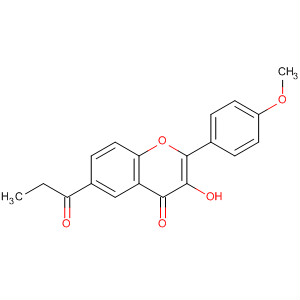 4H-1-Benzopyran-4-one,3-hydroxy-2-(4-methoxyphenyl)-6-(1-oxopropyl)-