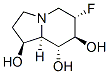 1,7,8-Indolizinetriol, 6-fluorooctahydro-, 1S-(1.alpha.,6.beta.,7.alpha.,8.beta.,8a.beta.)-