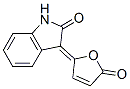 1,3-Dihydro-3-[5-oxofuran-2(5H)-ylidene]-2H-indol-2-one molecular structure