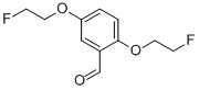 2,5-BIS(2-FLUOROETHOXY)-BENZALDEHYDE molecular structure