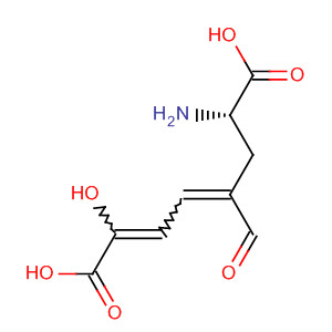 2,4-Octadienedioic acid, 7-amino-5-formyl-2-hydroxy-, (S)- molecular structure