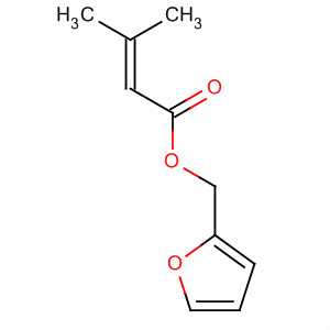 2-Butenoic acid, 3-methyl-, 2-furanylmethyl ester molecular structure