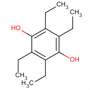 1,4-Benzenediol, 2,3,5,6-tetraethyl- molecular structure