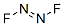 (E)-Difluorodiazene molecular structure