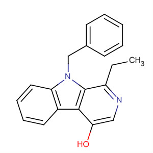 9H-Pyrido[3,4-b]indol-4-ol, 1-ethyl-9-(phenylmethyl)-