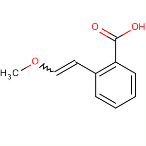 Benzoic acid, 2-(2-methoxyethenyl)- molecular structure