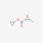 cyclopropyl 3-methyloxirane-2-carboxylate molecular structure