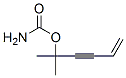 5-HEXEN-3-YN-2-OL,2-METHYL-,CARBAMATE molecular structure