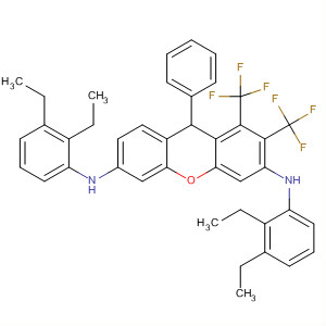9H-Xanthene-3,6-diamine,N,N'-bis(diethylphenyl)-9-phenylbis(trifluoromethyl)-