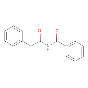 Benzeneacetamide, N-benzoyl- molecular structure