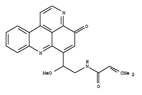 4H-Pyrido[2,3,4-kl]acridine,2-butenamide deriv.