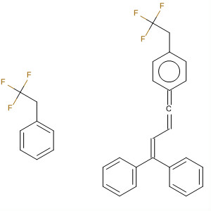 Benzene,1,1'-(4,4-diphenyl-1,3-butadienylidene)bis[4-(2,2,2-trifluoroethyl)- molecular structure